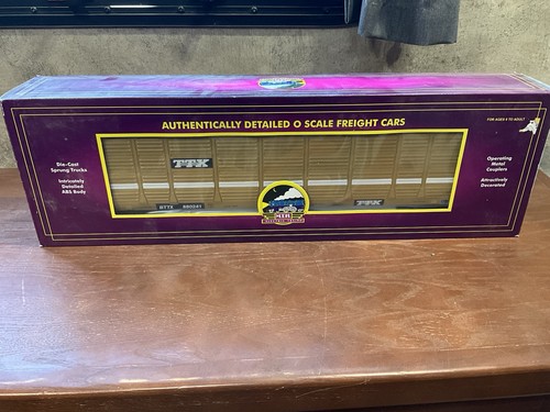 VINTAGE MTH 880242 BTTX TTX CORRUGATED AUTO CARRIER O SCALE NIB - Picture 21 of 21