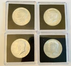 1964 Silver Kennedy Silver Half Dollar 90% Silver Lot Of 4 Uncirculated