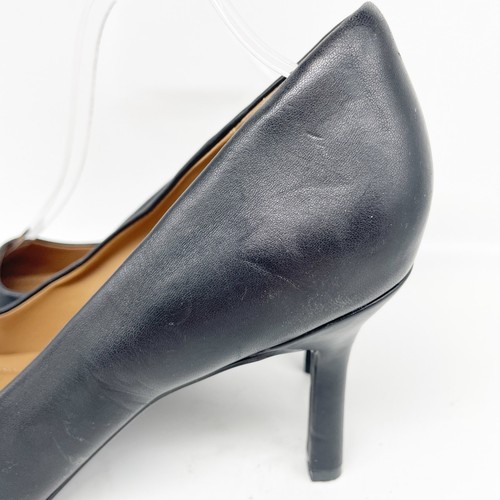 Nordstrom Rack Damen schwarz spitz zulaufend Leder Heels Größe 10 M - Bild 13 von 15
