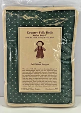 Gail Wilson Duggan Country Folk Dolls Amish Boy 6" Kit 1987 Vintage Unopened