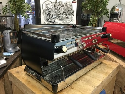 SCHWARZ MATT CAFE LA MARZOCCO GB5 3 GRUPPEN ESPRESSOMASCHINE CAFE RESTAURANT