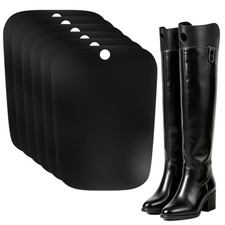 6 Pack 3 Pairs Boot Shaper Inserts Tall Boot Support 3 Pairs 14 Inches Black