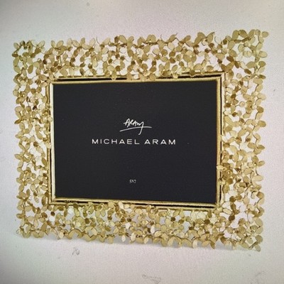 Michael Aram Dandelion 5'' x 7'' Picture Frame New Easel Vertical Or Horizontal