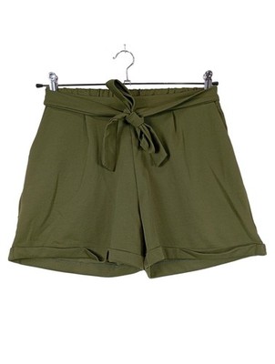 AMBAR High-Waist-Shorts Damen Kurze Hose Gr. DE 38 khaki Casual-Look