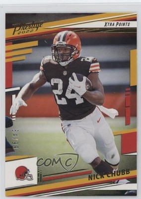 2022 Panini Prestige Xtra Points Gold 54/99 Nick Chubb #68 16wc