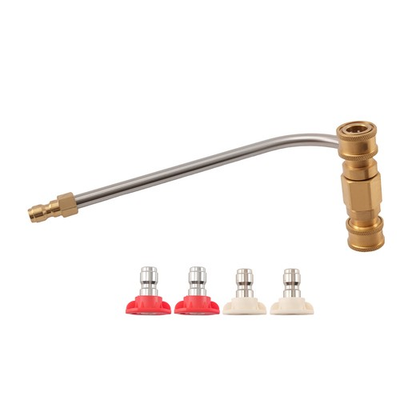 #ad High Performance Gutter Cleaner 4000PSI with 40° amp; 0° Quick Connect Nozzles $21.70