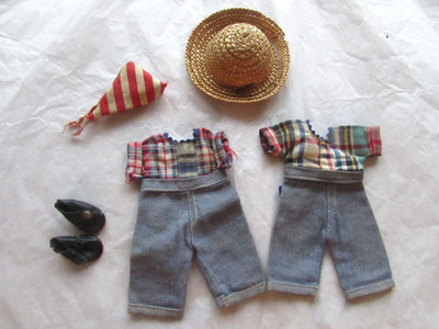 Vogue Ginny 2 Otto Square Dancing Outfits Hat Center Snaps HTF Scarf  Wendy