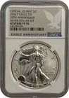 2006-P NGC PF70 Reverse Proof American Silver Eagle from 20th Anniversary Set