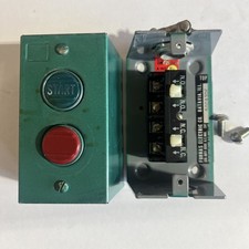 Vintage Powermatic Wood Lathe Model 90 Push Button Switch. Furnas Model 50CA3DF