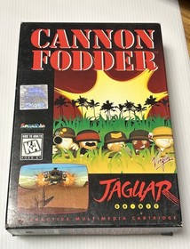 Atari  Jaguar Cannon Fodder 64 BIT Kids To Adults Sensible Software Virgin