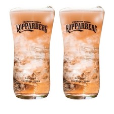 Kopparberg Swedish Cider Pint Glass x2