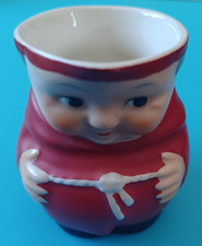 VINTAGE HUMMEL GOEBEL RED CARDINAL / FRIAR TUCK / MONK  PITCHER / JUG / CREAMER 