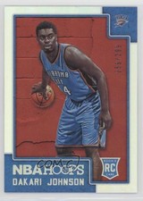 2015-16 Panini NBA Hoops Rookies Silver 256/299 Dakari Johnson #282 0c2
