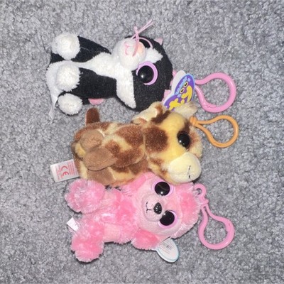Ty Beanie Boos Princess Patches Cat Plush Keychain Lot Toy