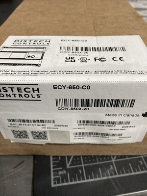 Distech Controls Connected Equipment Controller with ECLYPSE ECY-650-C0