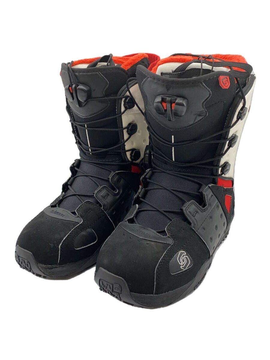 Stivali da snowboard Salomon 127473 32 28 cm corsa rapida neri usati