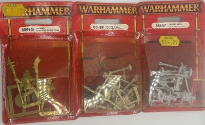 Warhammer Fantasy Citadel OOP Sealed 2x Skull Chucker Catapults & Armored Skelet