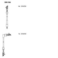Bremi ZüNdleitungssatz ZüNdkabel Passend FüR Volvo 66 Kombi
