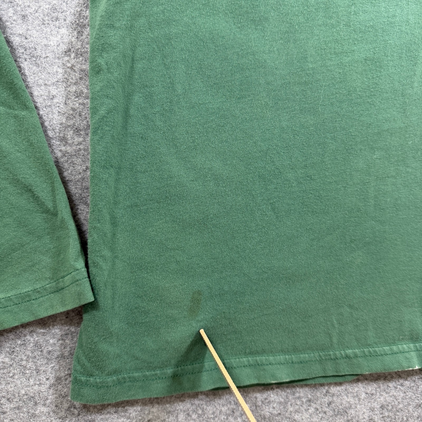 Polo Ralph Lauren Long Sleeve Hooded Shirt Mens L Green Cotton Relaxed Casual thumbnail 7