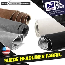 Car Ceiling Roof Replace/Repair Headliner Fabric Suede Multiple ColorsOptional