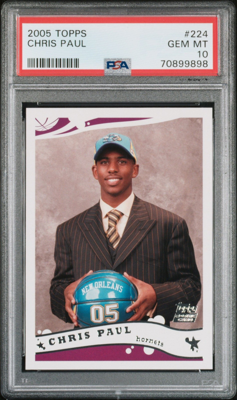 2005-06 Topps CHRIS PAUL RC PSA 10 #224