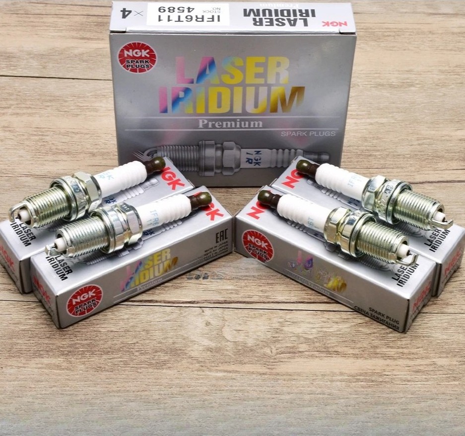 4Pcs NGK Iridium Spark Plugs IFR6T11 4589 For Camry Lexus Corolla RAV4 Tundra