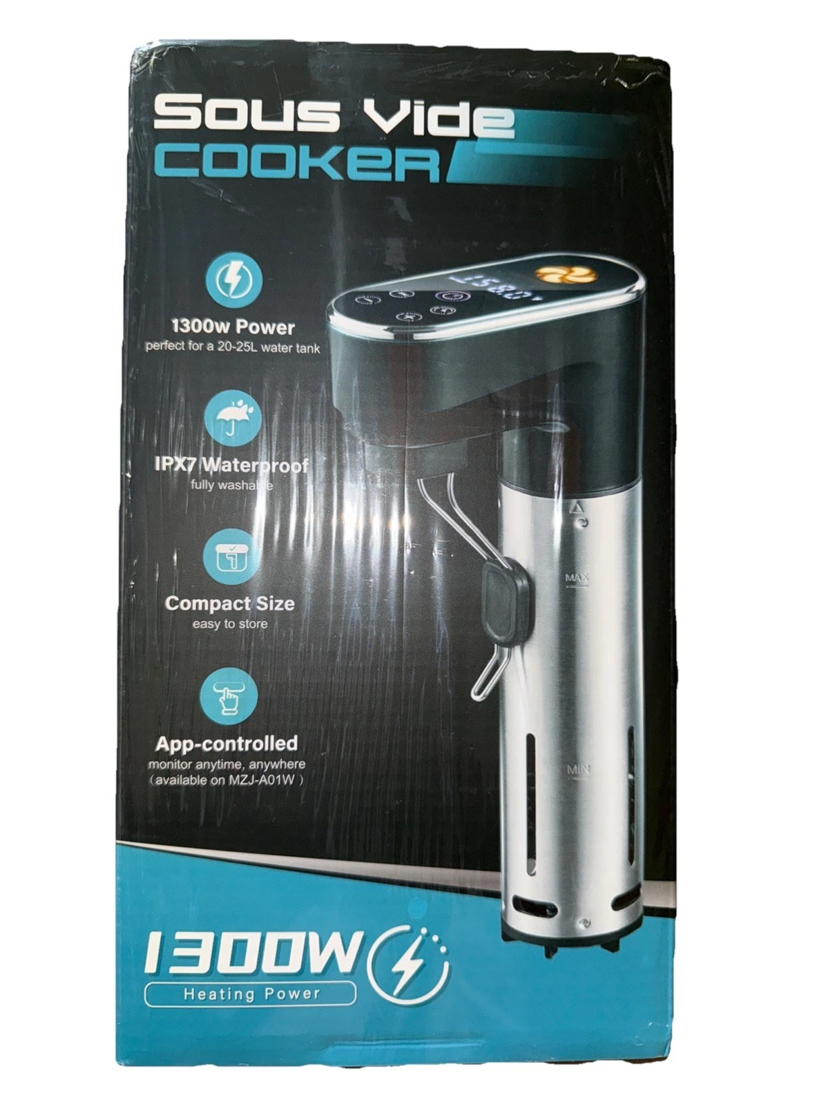 sous vide cooker 1300W Sous Vide Machines, WIFI Precise Temperature & Time IPX7
