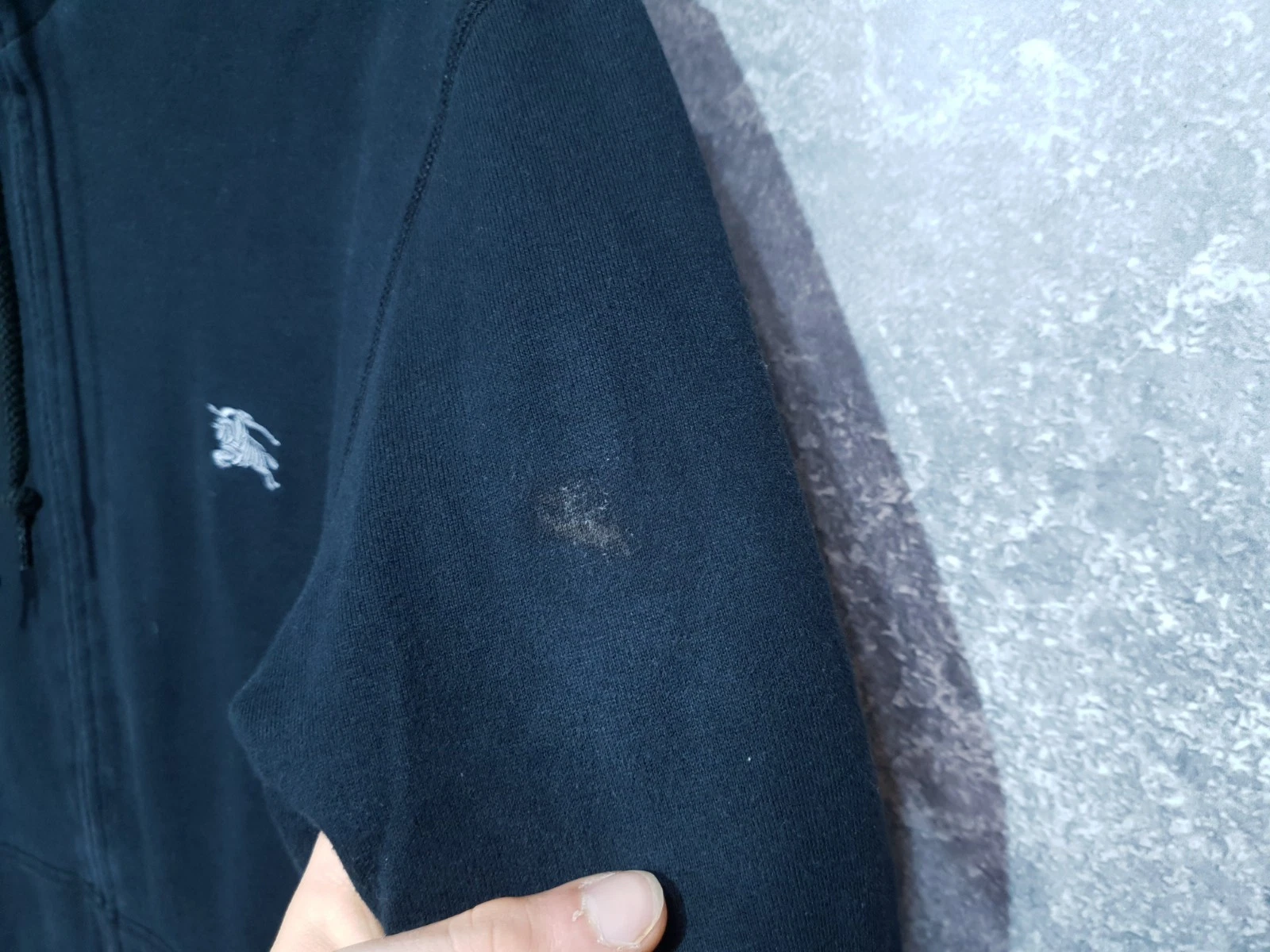 Felpa con cappuccio uomo Burberry Black Label taglia 3 S M