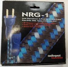 NRG -1  AudioQuest  A/C Power Cable 3 Ft