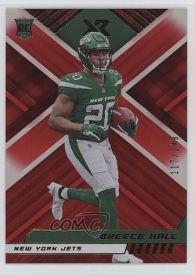 2022 Panini XR Rookies Red 117/249 Breece Hall #114 Rookie RC 17kh