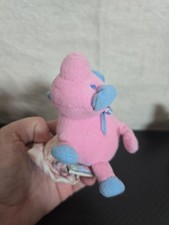 EDEN TOYS pig Plush With Wrist Strap RARE