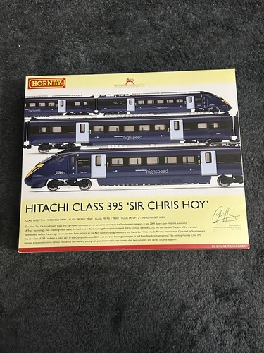 Hornby R3185 Klasse 395 Speer 4 Wagen EMU 395004 "Sir Chris Hoy" Neu in OVP DCC 8 PIN  | Zustand: New