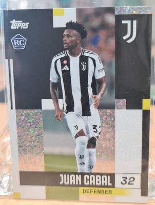 Juan Cabal RC Topps Juventus Team Set 2025 Speckle Foil Rookie Parallel