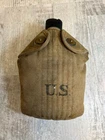 WW2 US Army USMC canteen & Bottle Bag Military WWII Excellent Vintage Rare