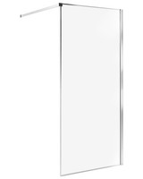 Duschwand Ohne TüRen Aus Sicherheitsglas 90 X 190 Cm Silber Waspam