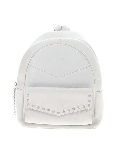 Jimmy Choo Women Gray Backpack One Size