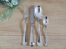 BSF 800er Silber English Royal Chippendale 4 tlg. Menübesteck Tafelbesteck TOP