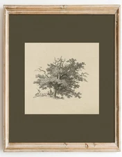 Kizbok Vintage Wall Art Prints, Farmhouse Tree Sketch Landscape Painting Prin...