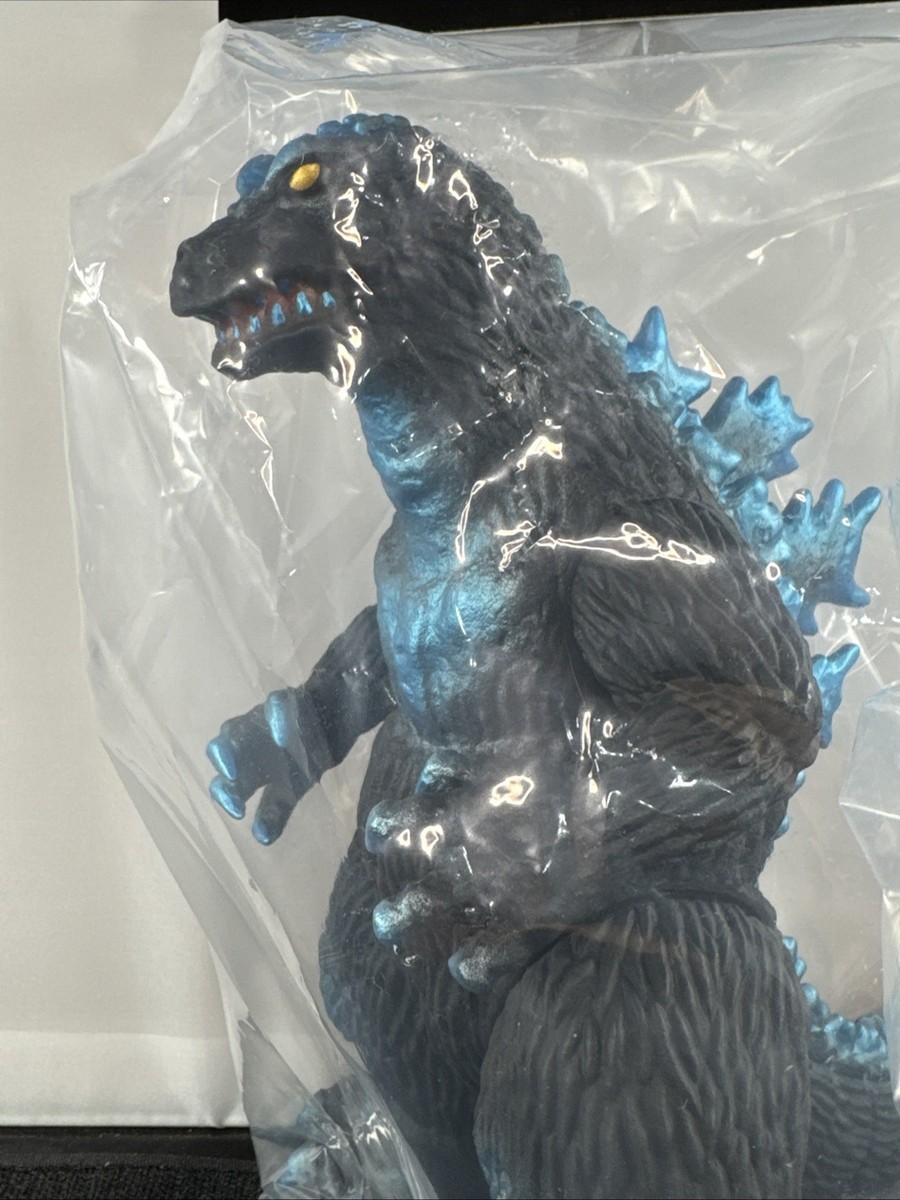 GIGABRAIN 9” GODZILLA 1962 BLACK VINYL BLUE METALLIC SPRAYS RARE