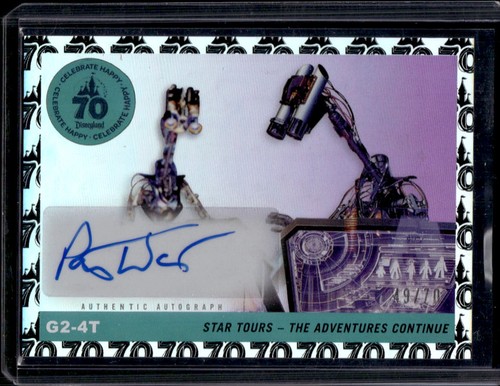 Patrick Warburton [70th Anniversary Foil] #T55A-PW 2025 Topps Disneyland 70th Anniversary Icons Autograph card