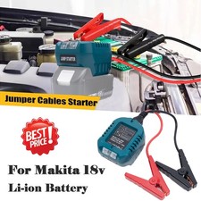 NEW Jump Starter Battery Adapter For Makita 18V Battery with Jumper Cable Clamp