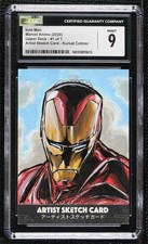 2020 Upper Deck Marvel Anime 1/1 Kursat Cetiner CGC 9 Mint Auto Sketch p1l