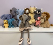Jellycat Rare Retired Medium Dancing Darcey Elephant, BNWT New, Genuine