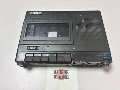 Sony TC-D5M Vintage Portable Stereo Cassette Recorder Fully