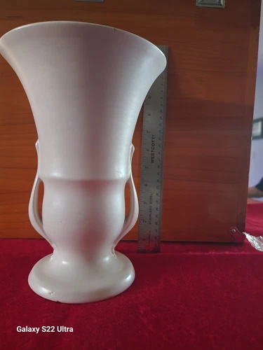 Vintage Roseville Ivory Vase 739