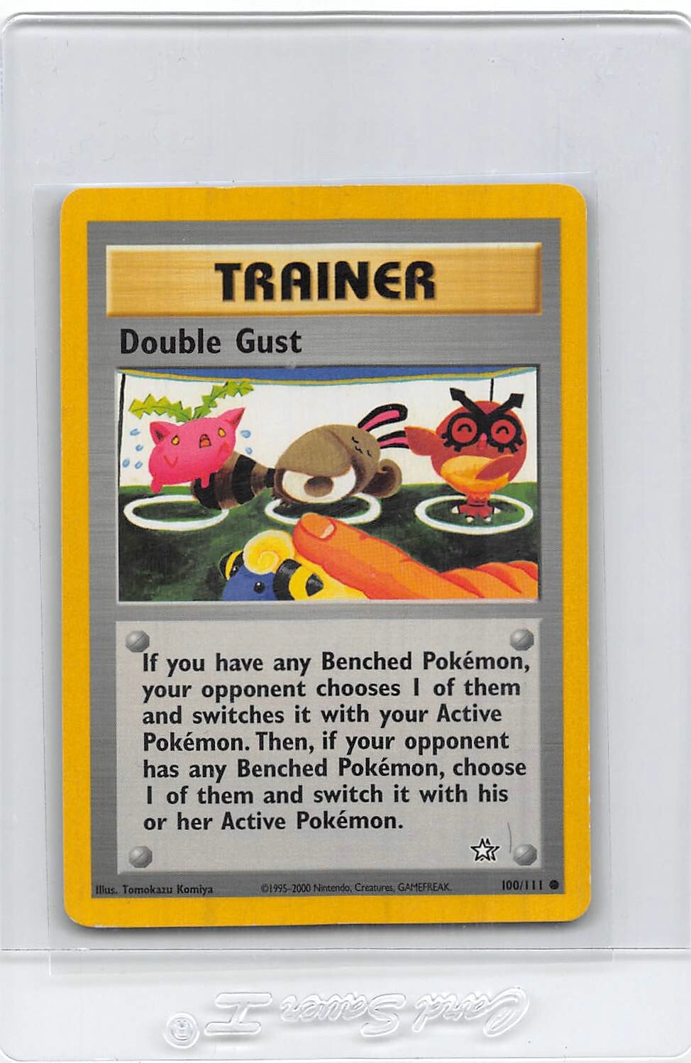 Double Gust 100/111 - UNLIMITED - NEO GENESIS - VINTAGE WOTC Pokemon CARD - NM