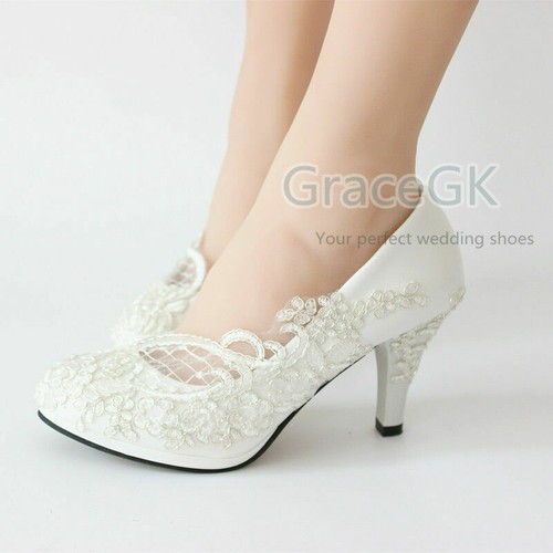 white bridesmaid shoes size 2