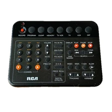 RCA VCR Remote Control 184800 Model VPT490 VPT495 VMT400 VPT490 VPT495 VPT595