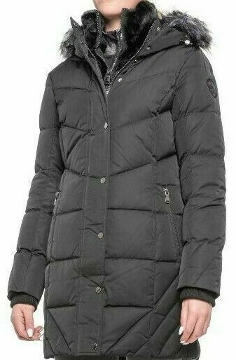 Pajar Canada Provence Puffer Down Parka with Faux Fur Trim Size M