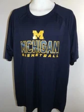 New Michigan Wolverines Basketball Mens 2XL 2XLarge Champion Performance Shirt